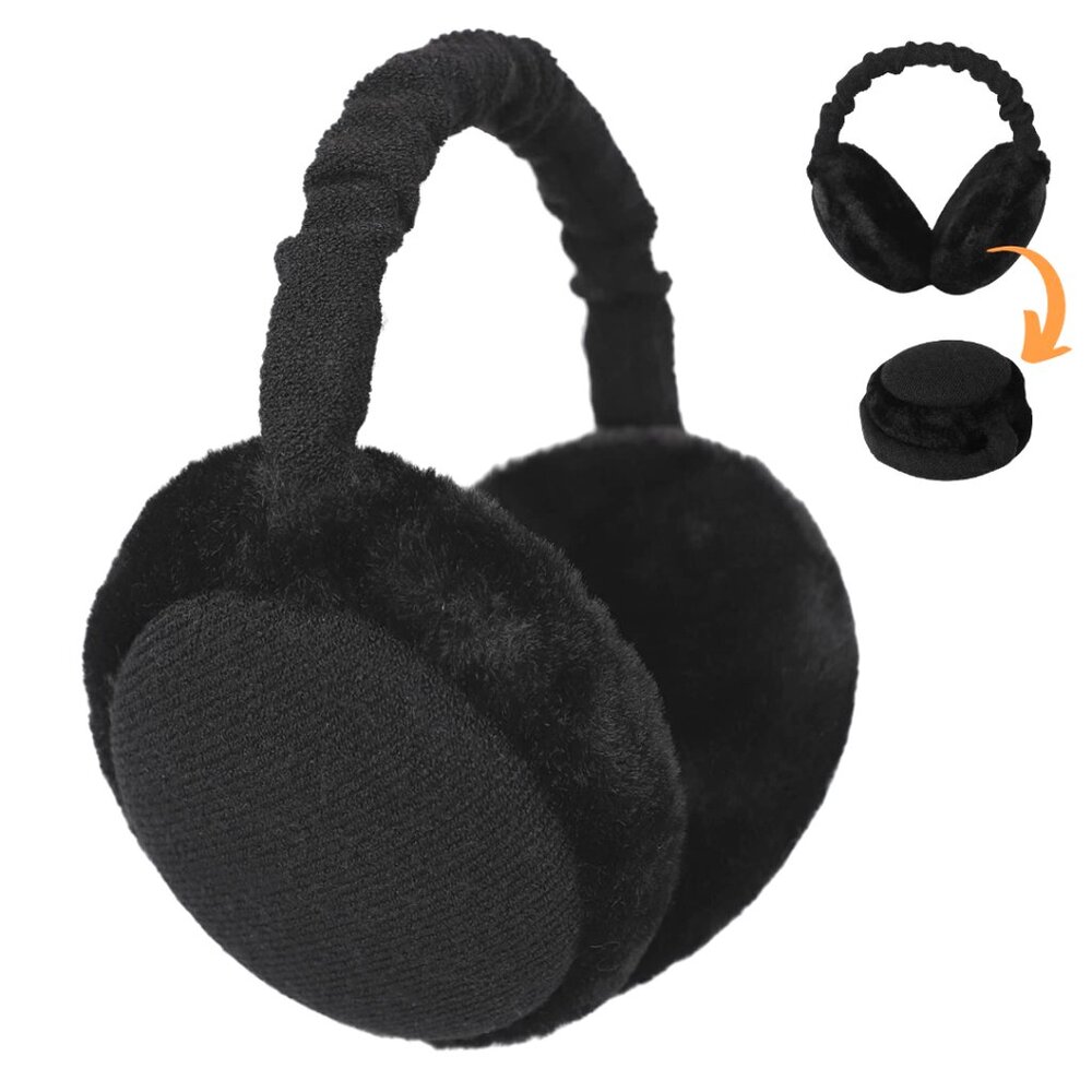 Premium Foldable Adjustable Earmuffs Thermal Ear … - image 1